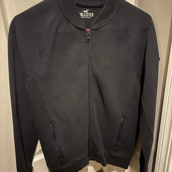 Hollister Charcoal Full-Zip Jacket - Picture 1 of 1